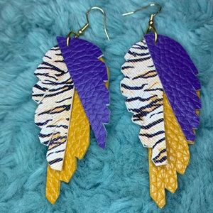 LSU earrings